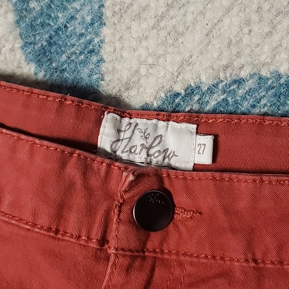 Harlow Short Shorts, Rust Red Color - Picture 2 of 3